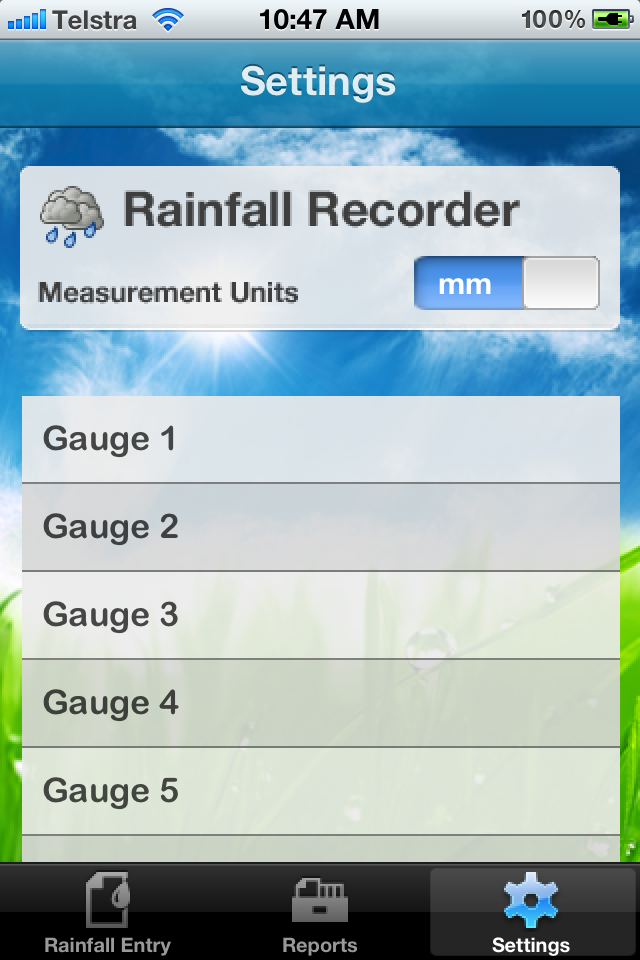 App Shopper Rainfall Recorder (Weather)